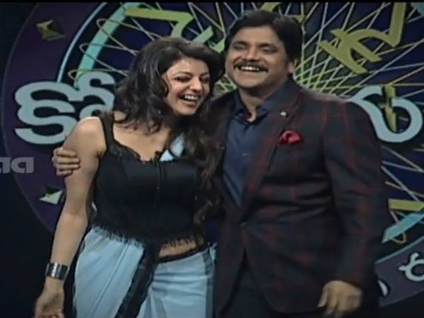 Nagarjuna Welcomes Kajal On Meelo Evaru Koteeswarudu