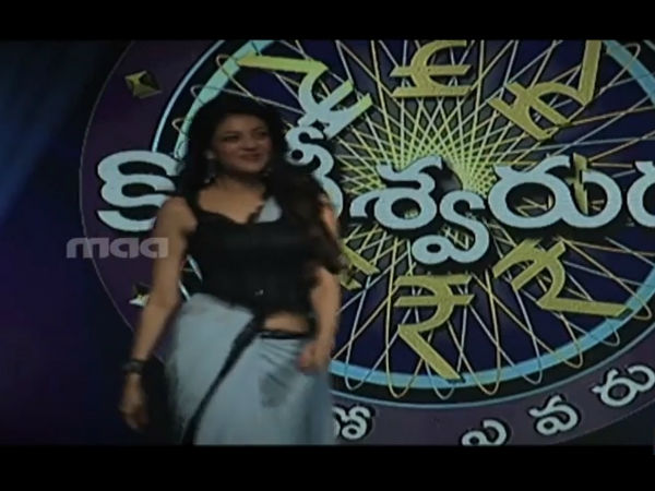 Kajal Aggarwal Arrives On MEK Stage