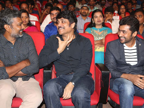 Photos: Nagarjuna, Rajamouli Launch Surya-Samantha's Sikander Music