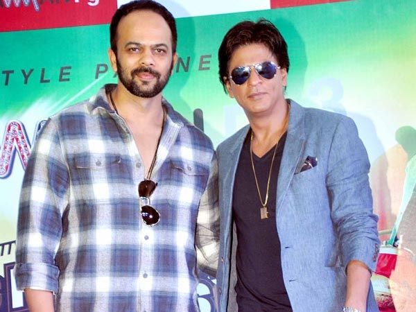 Shahrukh Khan and Rohit Shetty