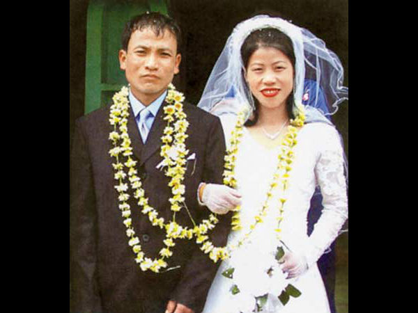 Mary Kom And Her Husband Mary Kom And Her Husband