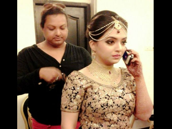 Bride Gets Ready
