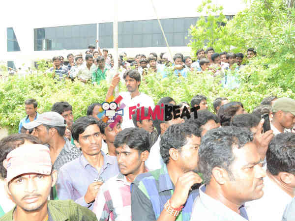 Mega Fans At Chiranjeevi's Birthday
