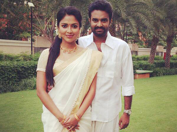 Amala Paul-Vijay Celebrate Onam