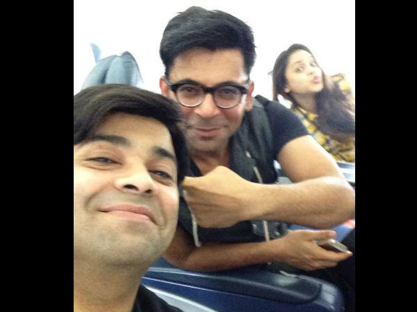 Sunil And Kiku On Theit Way To Dubai