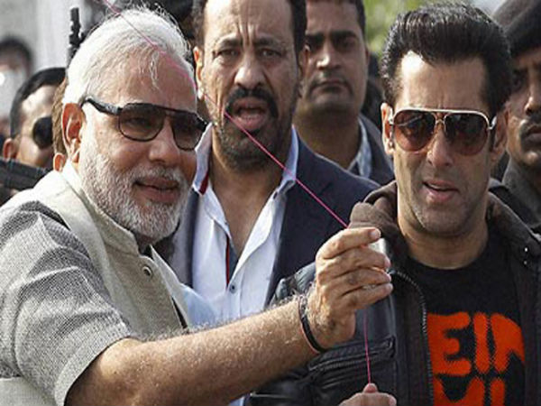 Salman-Modi Having Fun