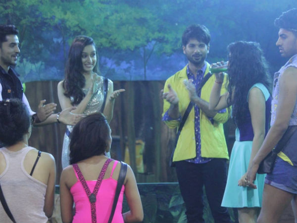 Shahid And Shraddha In Bigg Boss House