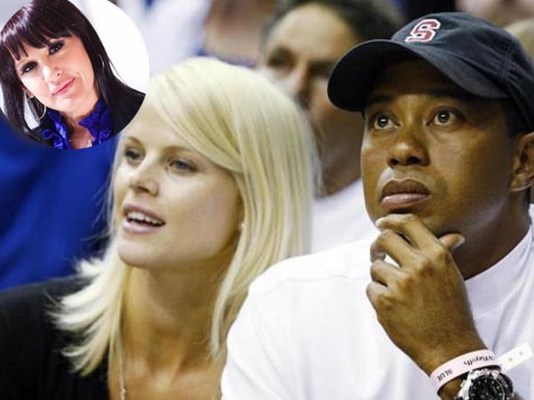 Elin Nordegren and Tiger Woods