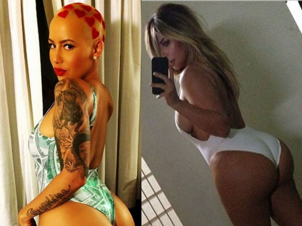 Amber Rose Is Giving Butt Competition To Kim Kardashian Amber Rose Is Giving Butt Competition To Kim Kardashian
