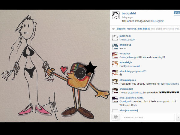 Rihanna Joins Instagram Again