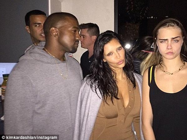 Kim Kardashian Bleaches Her Eyebrows At Kendall's Party!