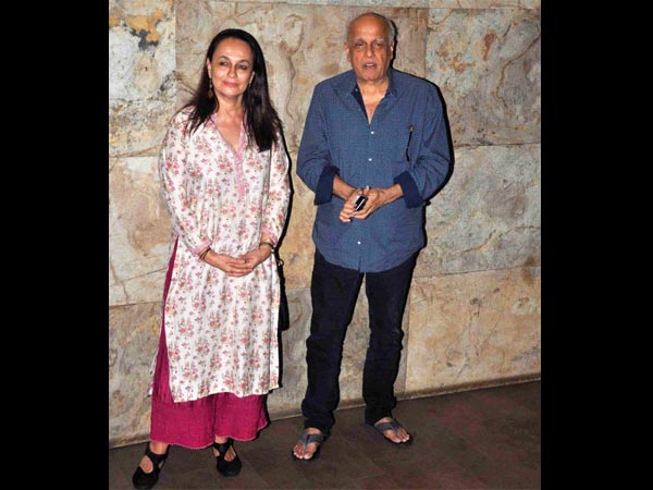 Mahesh Bhatt With Wife