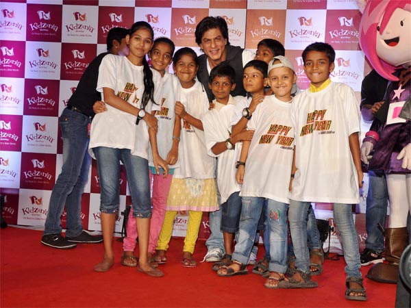 Shahrukh With Kids