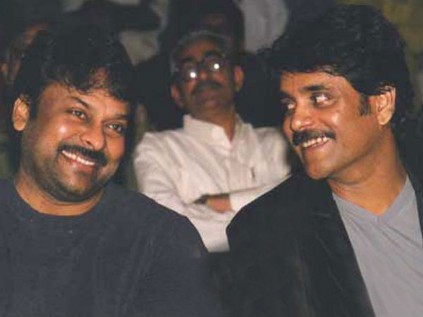 Mega Star Chiranjeevi and Akkineni Nagarjuna
