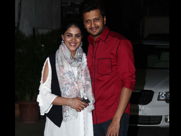 Genelia And Riteish