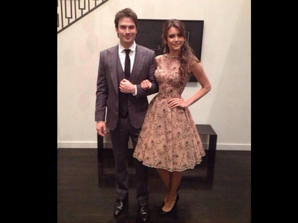 Ian Somerhalder and Nina Dobrev