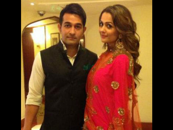 Amrita With Hubby Amrita With Hubby