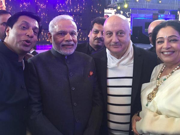 Anupam and Kiron Kher, Madhur Bhandarkar Anupam and Kiron Kher, Madhur Bhandarkar