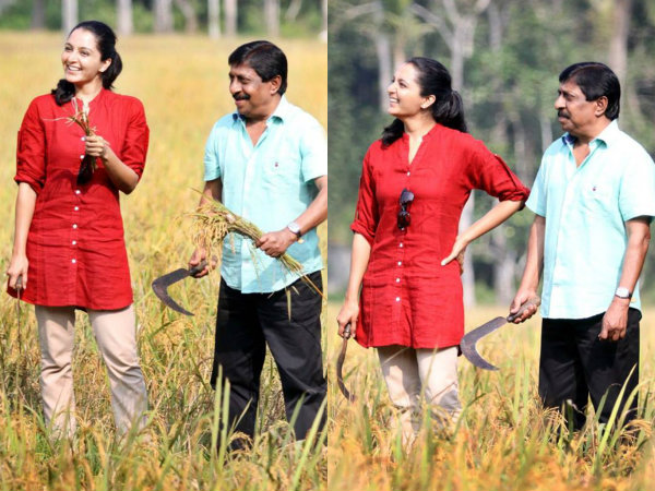 Manju Warrier Initiates Harvest!