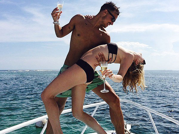 Joe King and Candice Accola