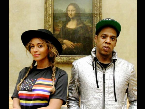 Beyonce & Jay Z's Mona Lisa Pic