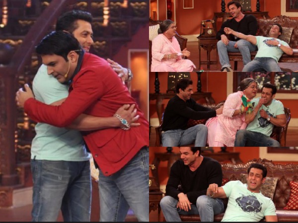 Kapil Sharma, Comedy Nights With Kapil's Cast On Bigg Boss 8 To Cheer Salman Khan! Kapil Sharma, Comedy Nights With Kapil's Cast On Bigg Boss 8 To Cheer Salman Khan!