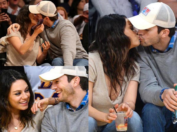 Ashton Kutcher and Mila Kunis