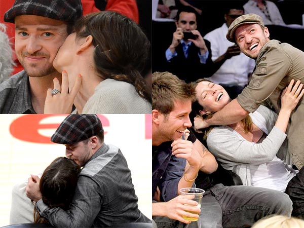 Justin Timberlake and Jessica Biel