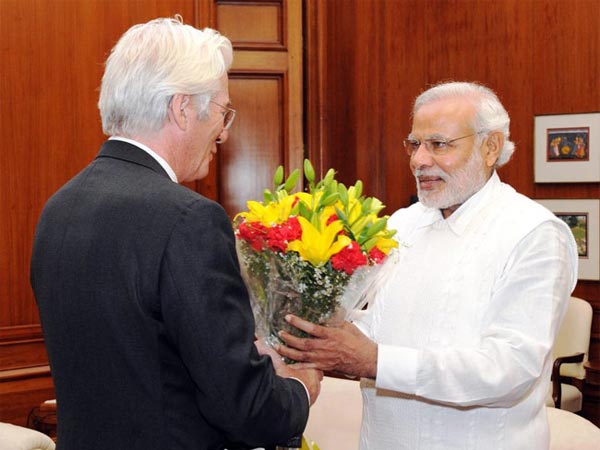 Richard Gere Meets Modi