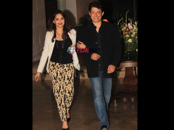 Madhuri Dixit And Sriram Nene