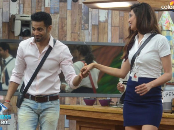 Upen Karishma Flirting