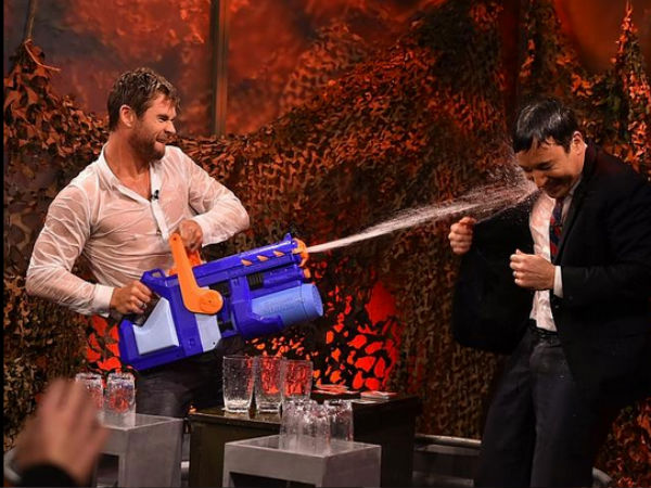 Jimmy Fallon Water War
