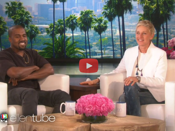 I Just Want Whatever Kim Wants: Kanye West On The Ellen Show