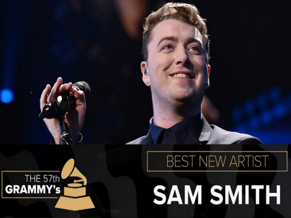 Sam Smith Best New Artist Grammys