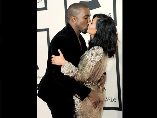Kim and Kanye's PDA