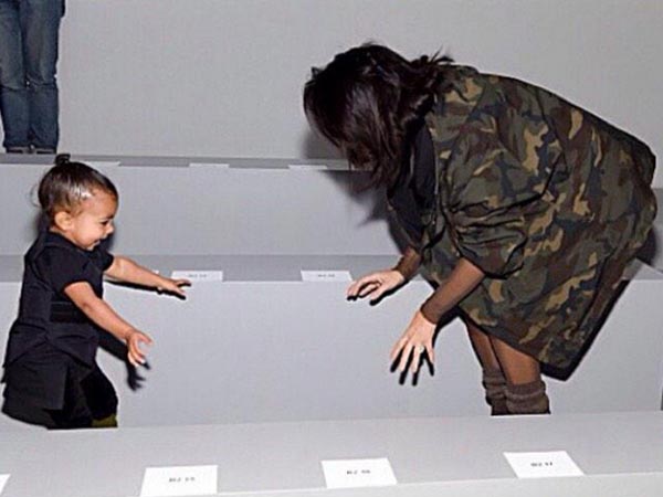 Kim Kardashian North West Kanye West Show