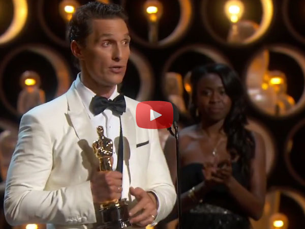 Matthew McConaughey Oscar Speech