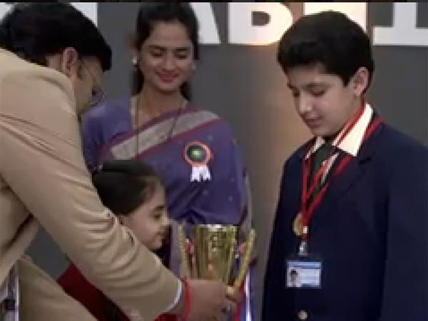 Aditya And Ruhi Win Prize Aditya And Ruhi Win Prize