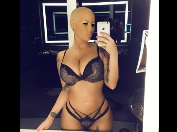Amber Rose Shares A NSFW Bikini Selfie In Reply To S**t Comment Amber Rose Shares A NSFW Bikini Selfie In Reply To S**t Comment