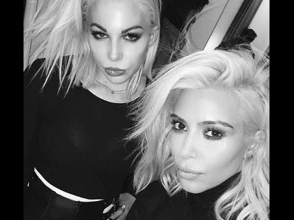 Blonde Kim Kardashian Shares Selfies From Salon
