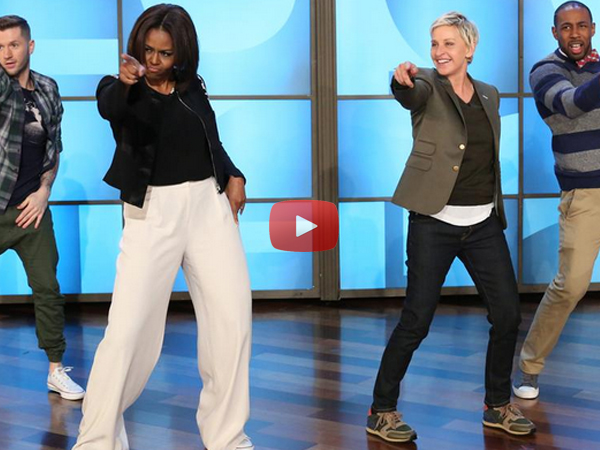 Michelle Dances on The Ellen Show! Michelle Dances on The Ellen Show!