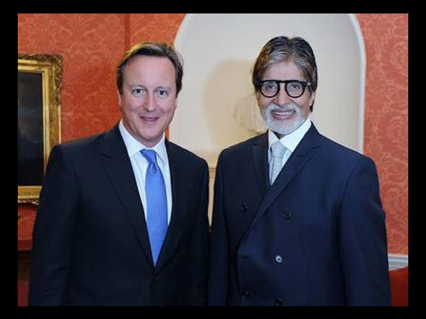 Big B With British PM Big B With British PM