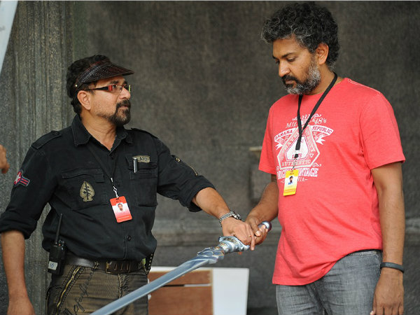 Rajamouli With Sabu Cyril