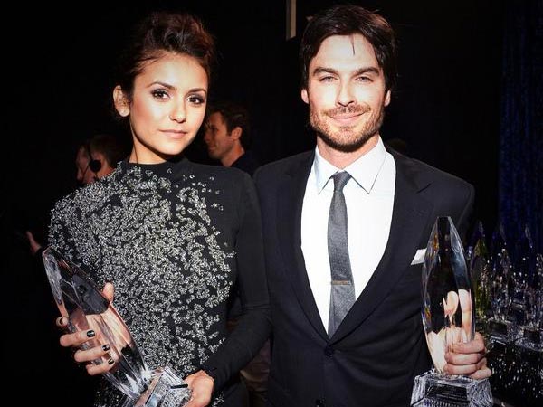 Nina Dobrev and Ian Somerhalder Nina Dobrev and Ian Somerhalder
