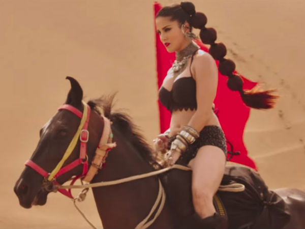 Sunny Leone Riding A Horse