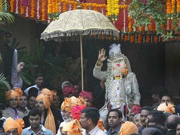 Abhishek On The Horse