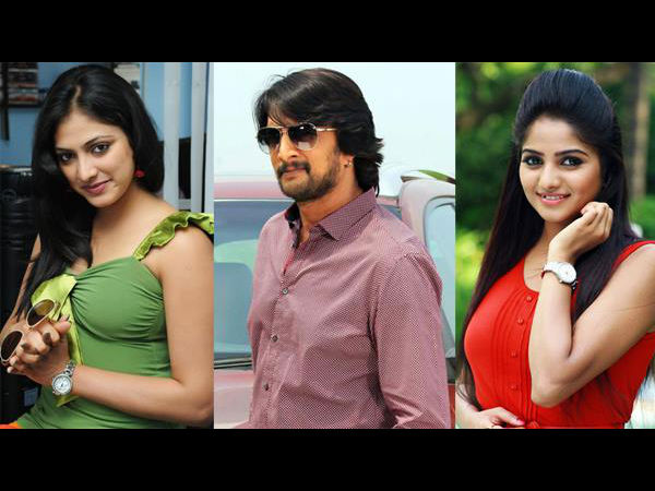 Sudeep, Rachita Ram And Haripriya 