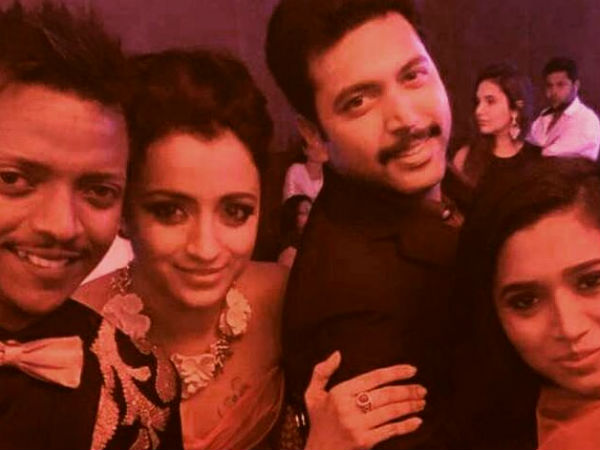 Trisha With Jayam Ravi
