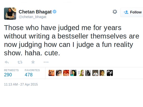 Chetan's Reaction To Bad Reviews 