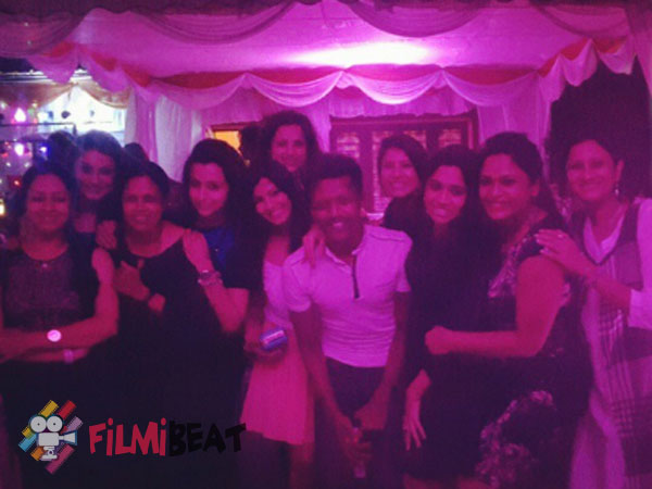 Trisha With her friends